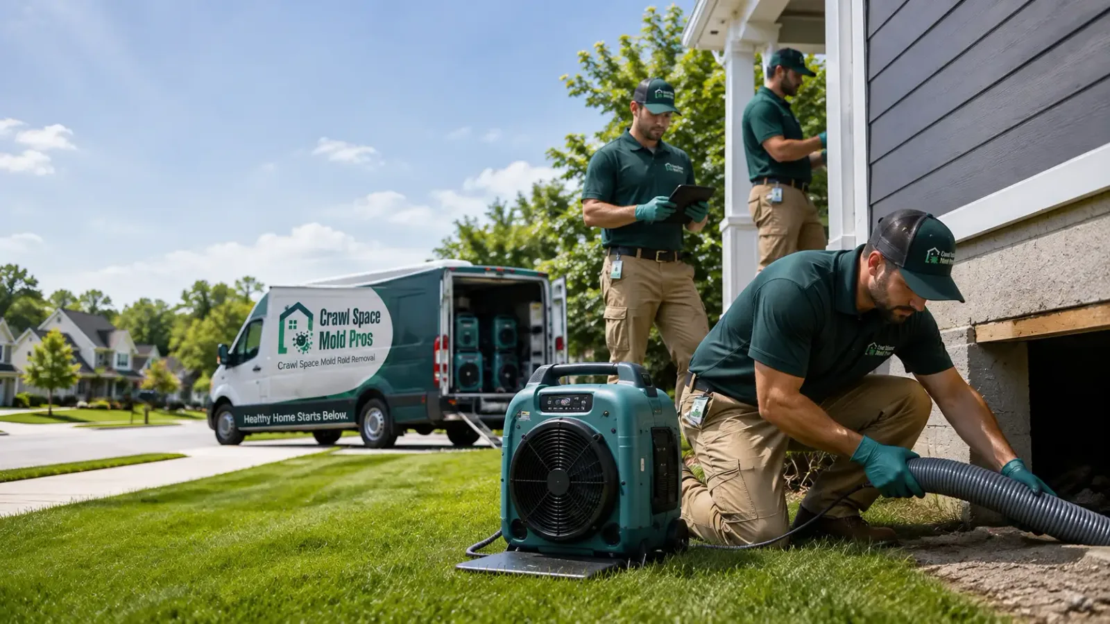 Crawl Space Mold Removal in Williamston, MI